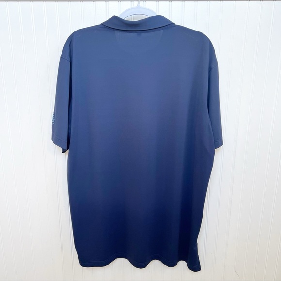 Peter Millar Solid Navy Blue Short Sleeve Golf Polo Shirt Men’s Size XL - Picture 2 of 8